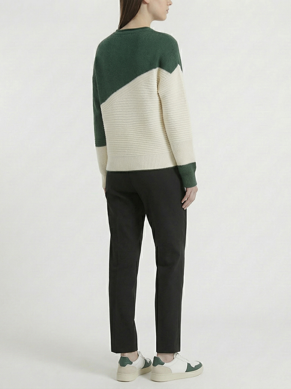Kesim™ Sweater Bicolor Diagonal