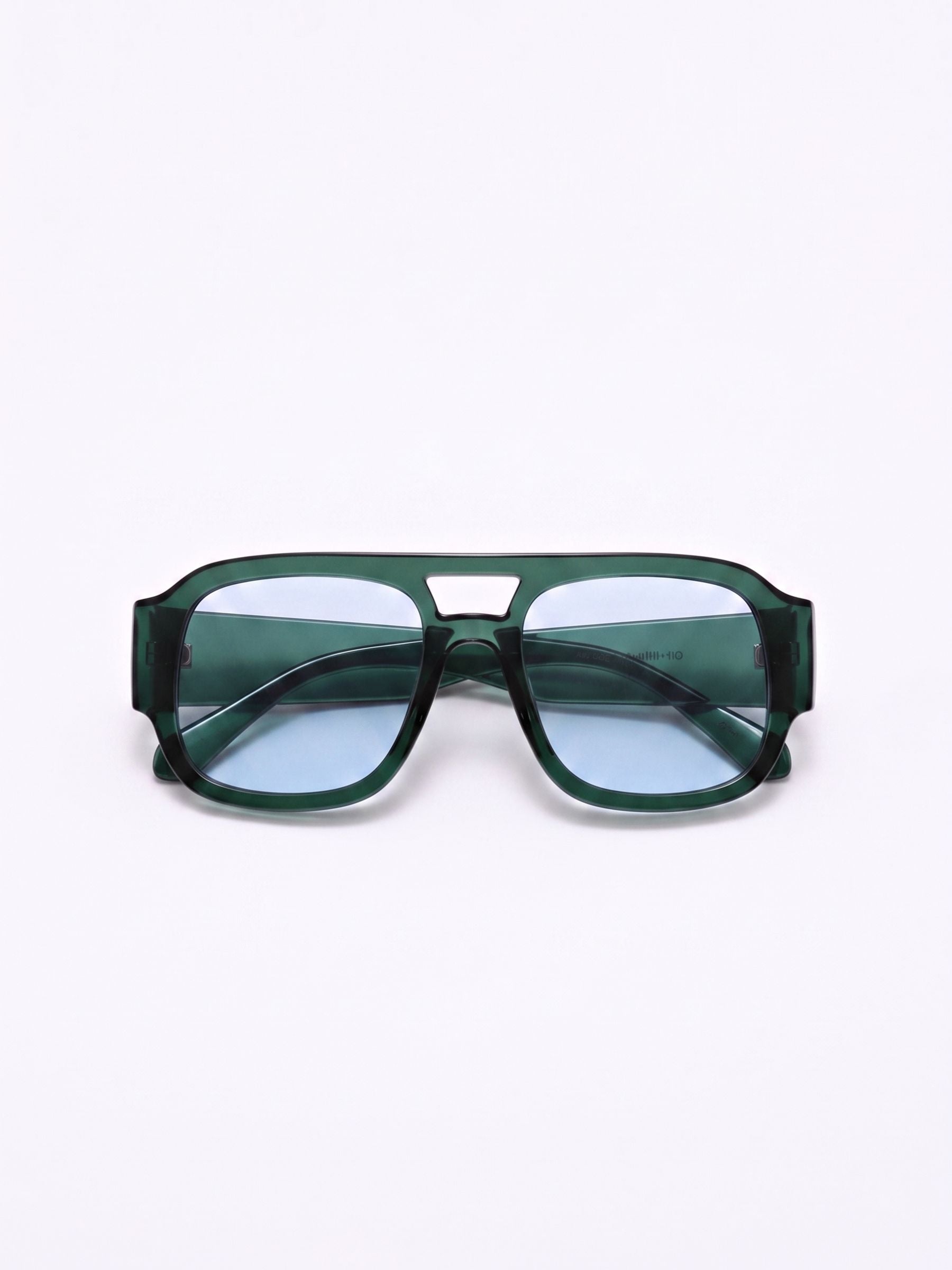 Blanca™ | Gafas de Sol Aviador Verde Botella