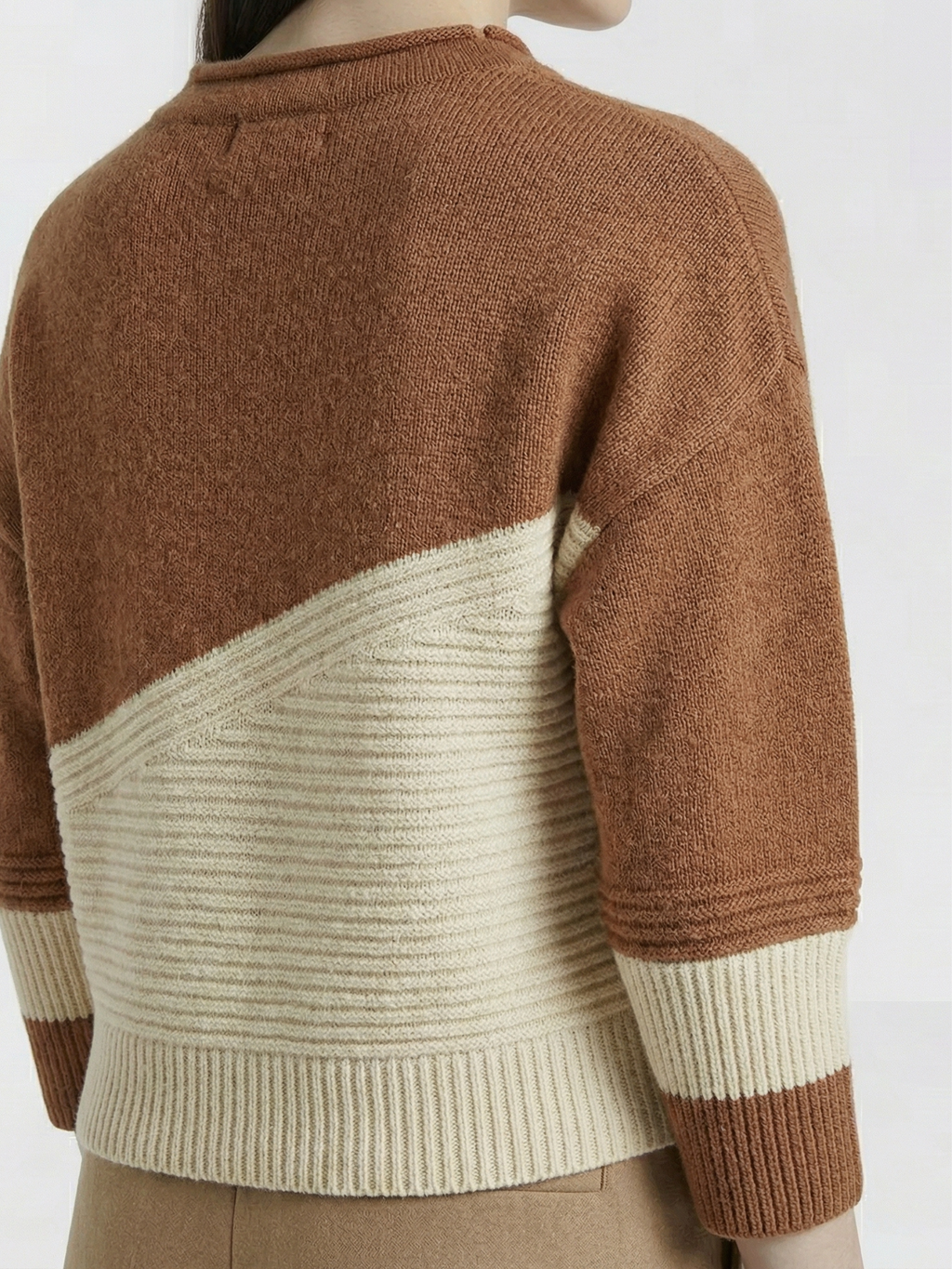 Kesim™ Sweater Bicolor Diagonal