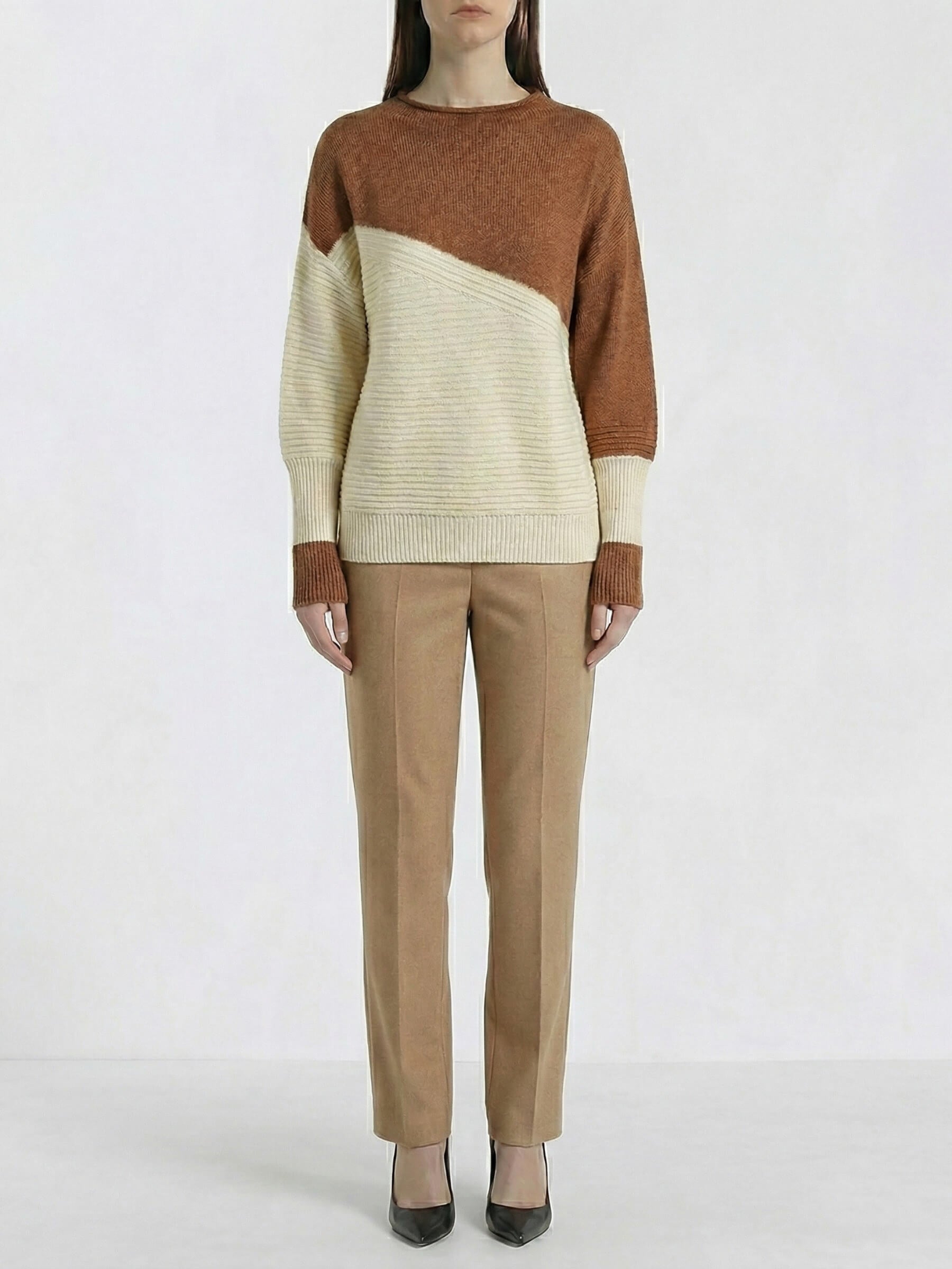 Kesim™ Sweater Bicolor Diagonal