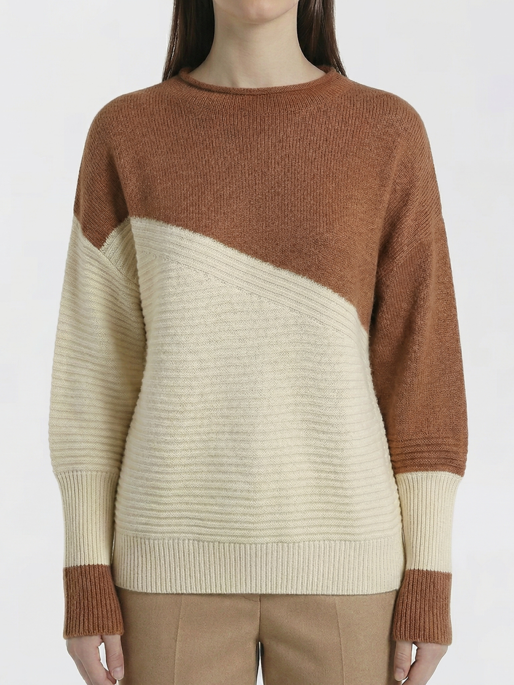 Kesim™ Sweater Bicolor Diagonal