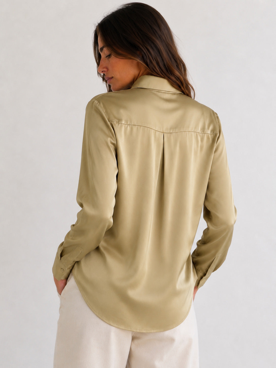 Aida Camisa Beige zvcolor:sage green