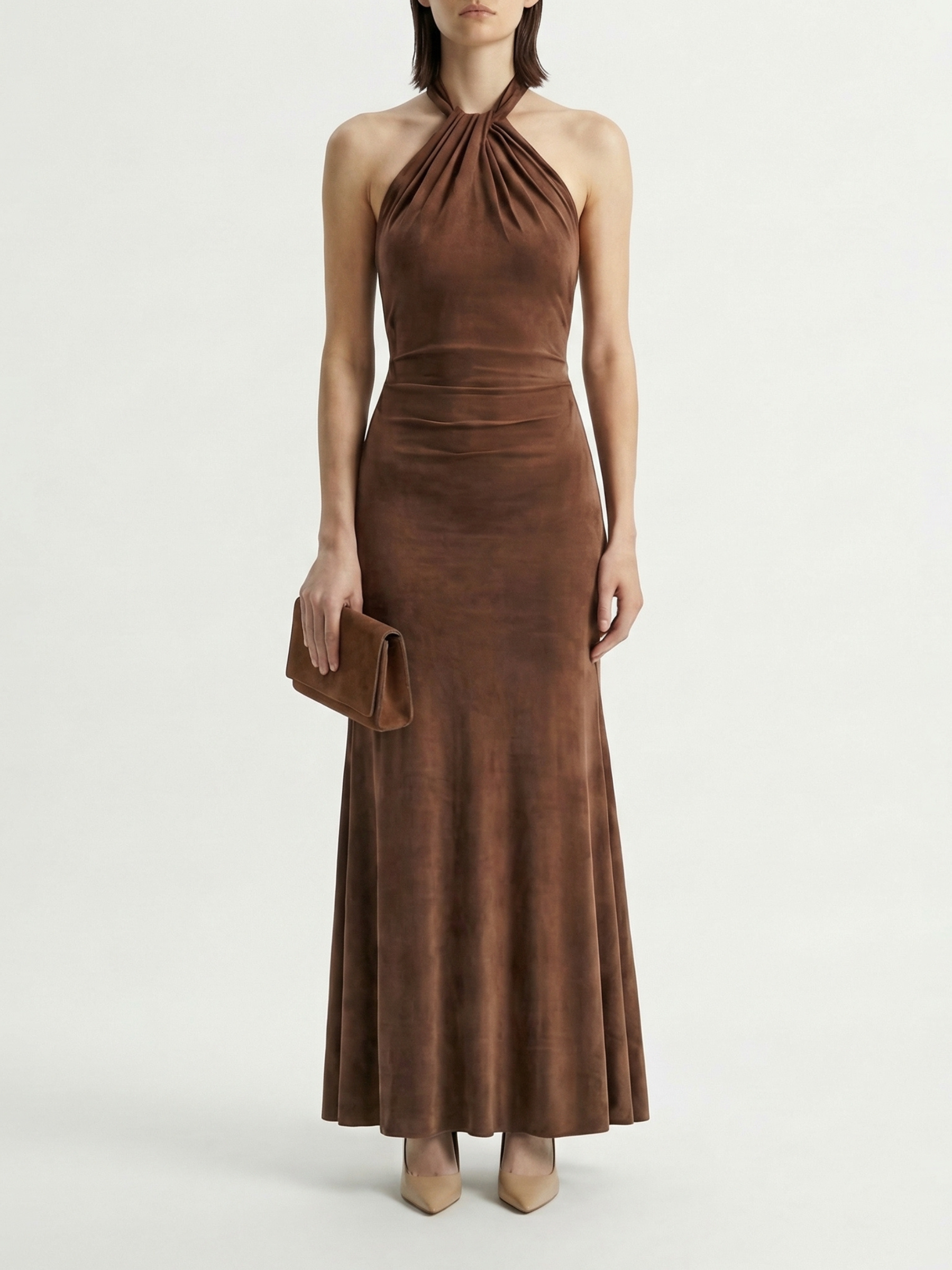 Lagune™ - Slinky Halter Maxi Kleid