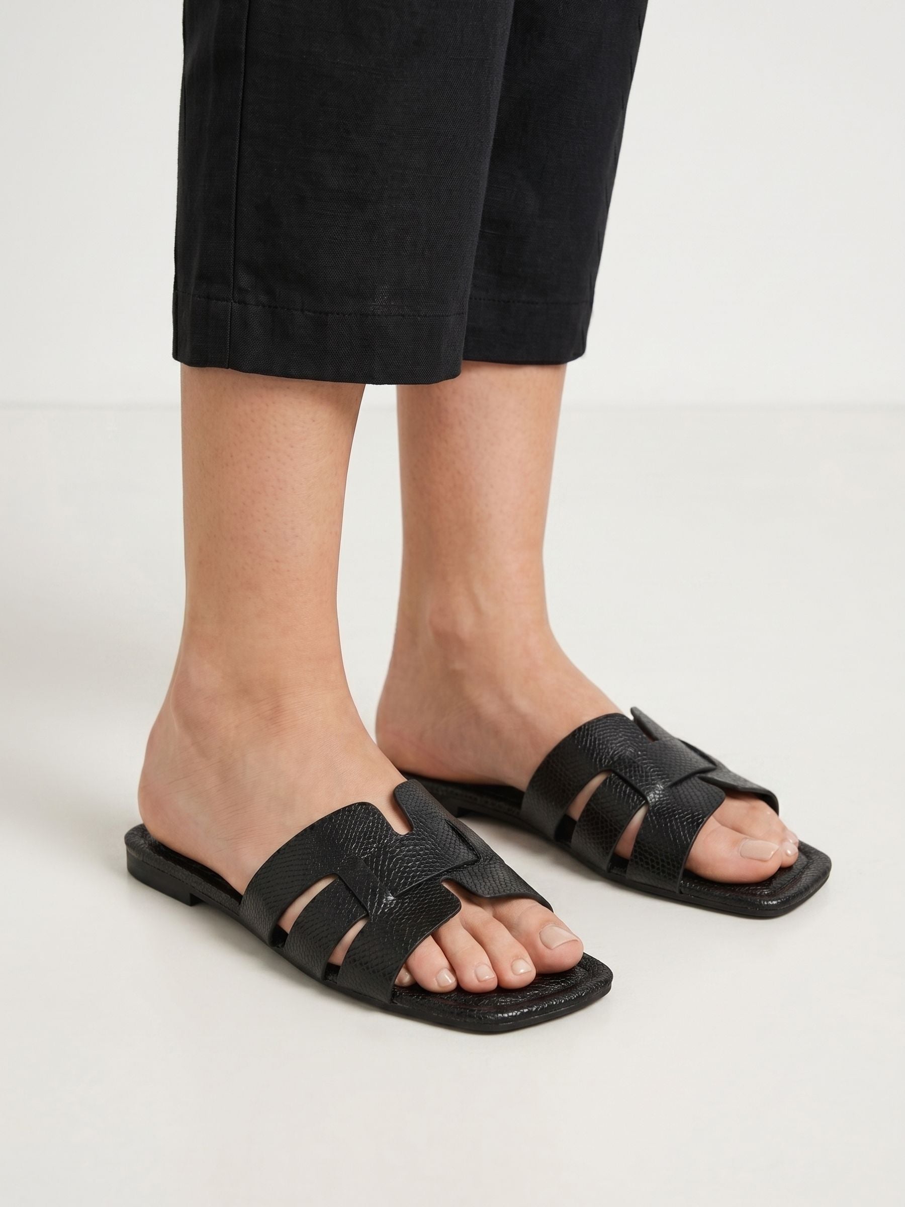 Kaltia™ sandalias planas de cuero