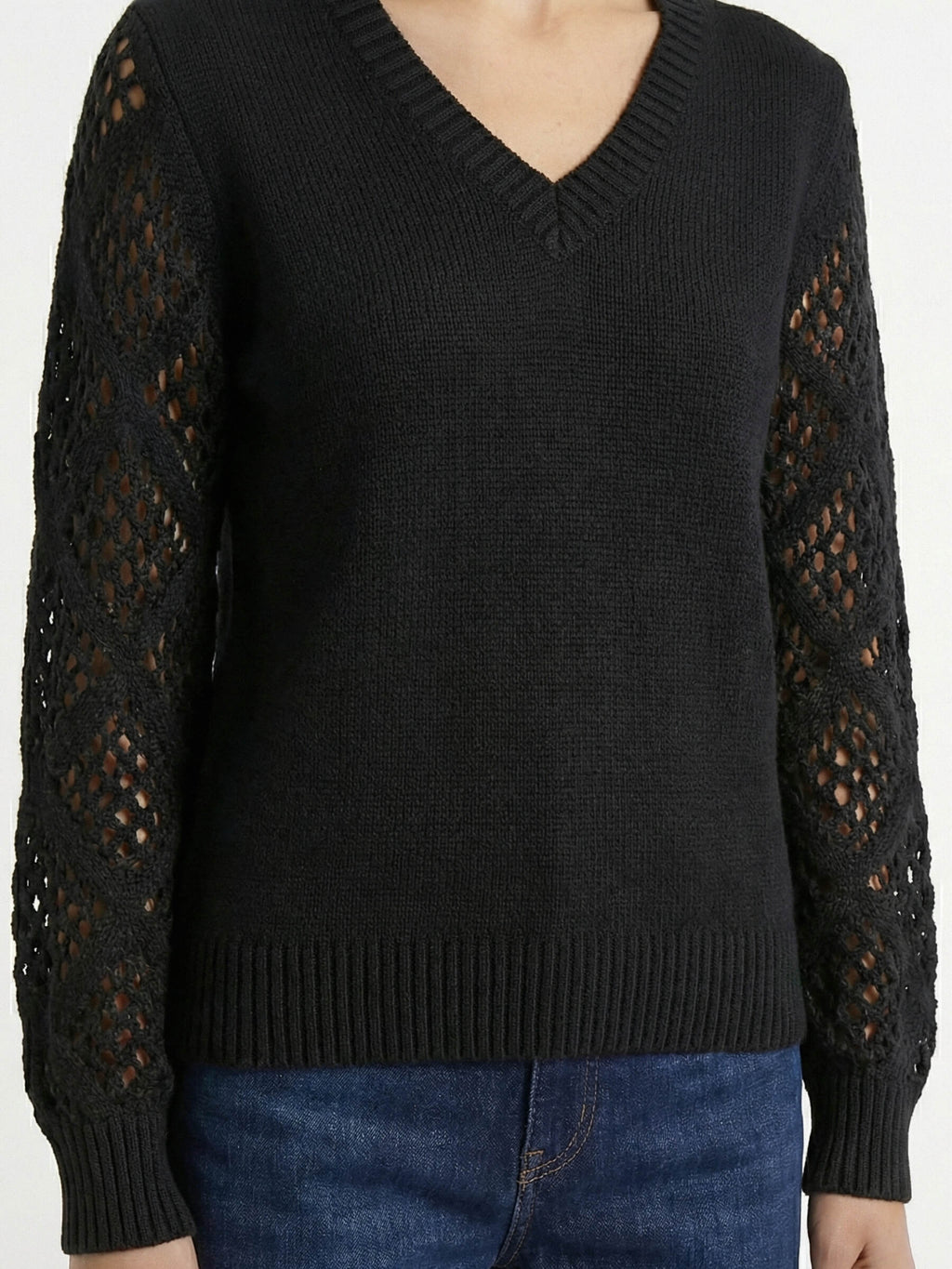 Rosa™ | Jersey de punto con cuello en V