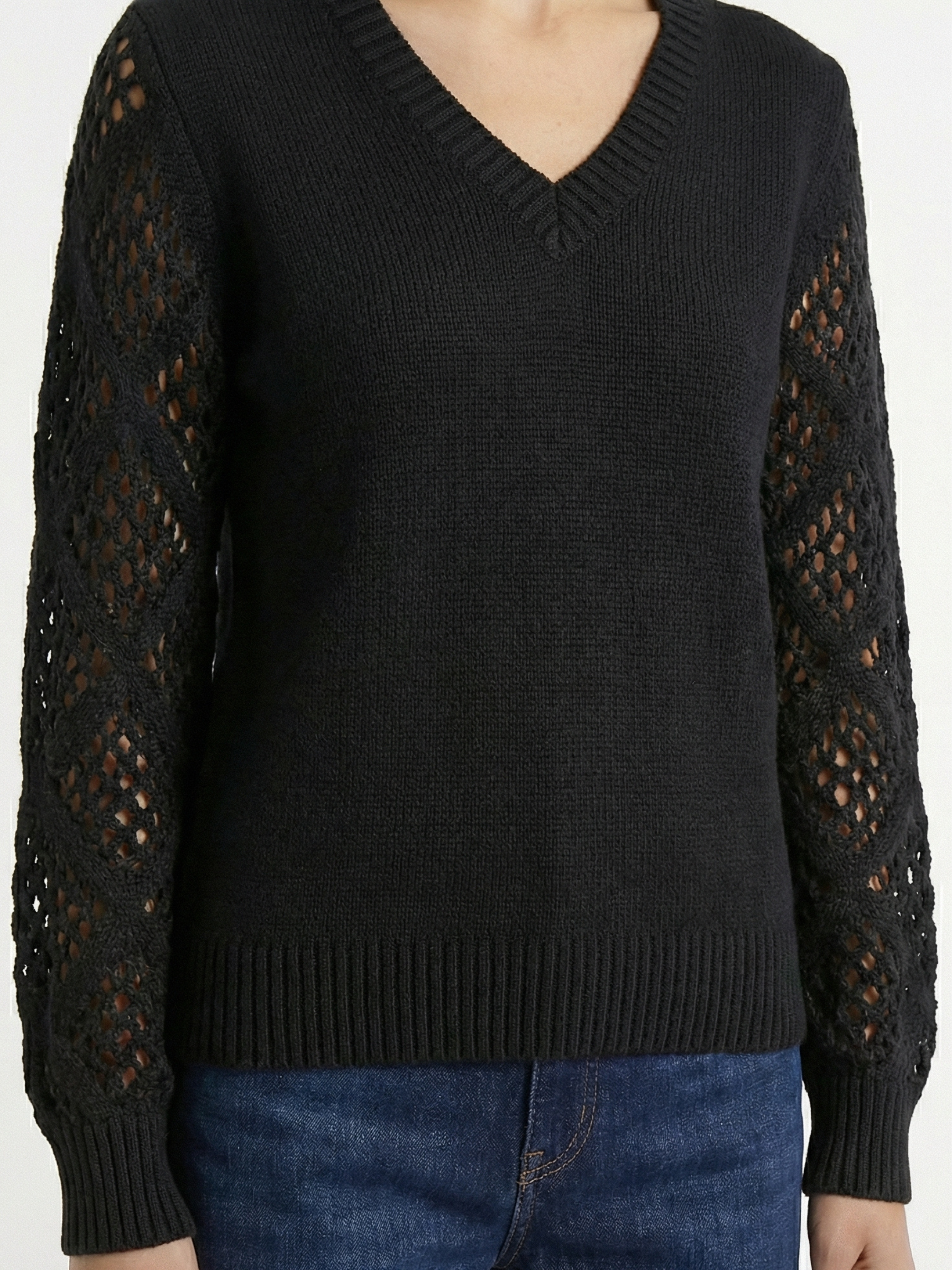 Rosa™ | Jersey de punto con cuello en V