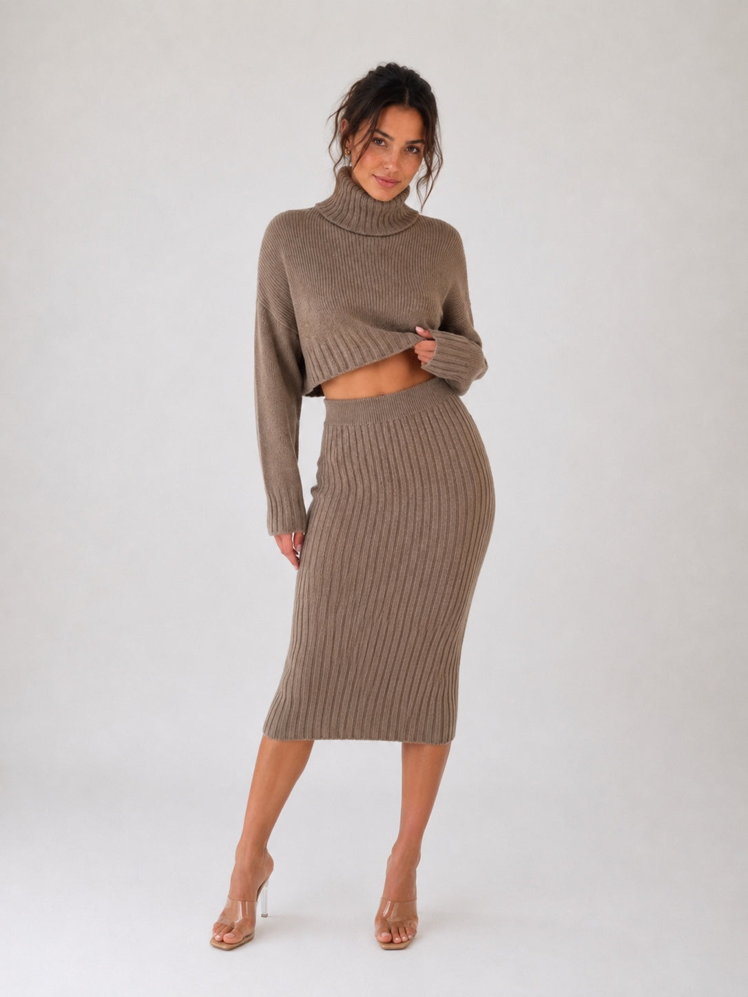 AURORA™ | Conjunto elegante de Jersey y Vestido