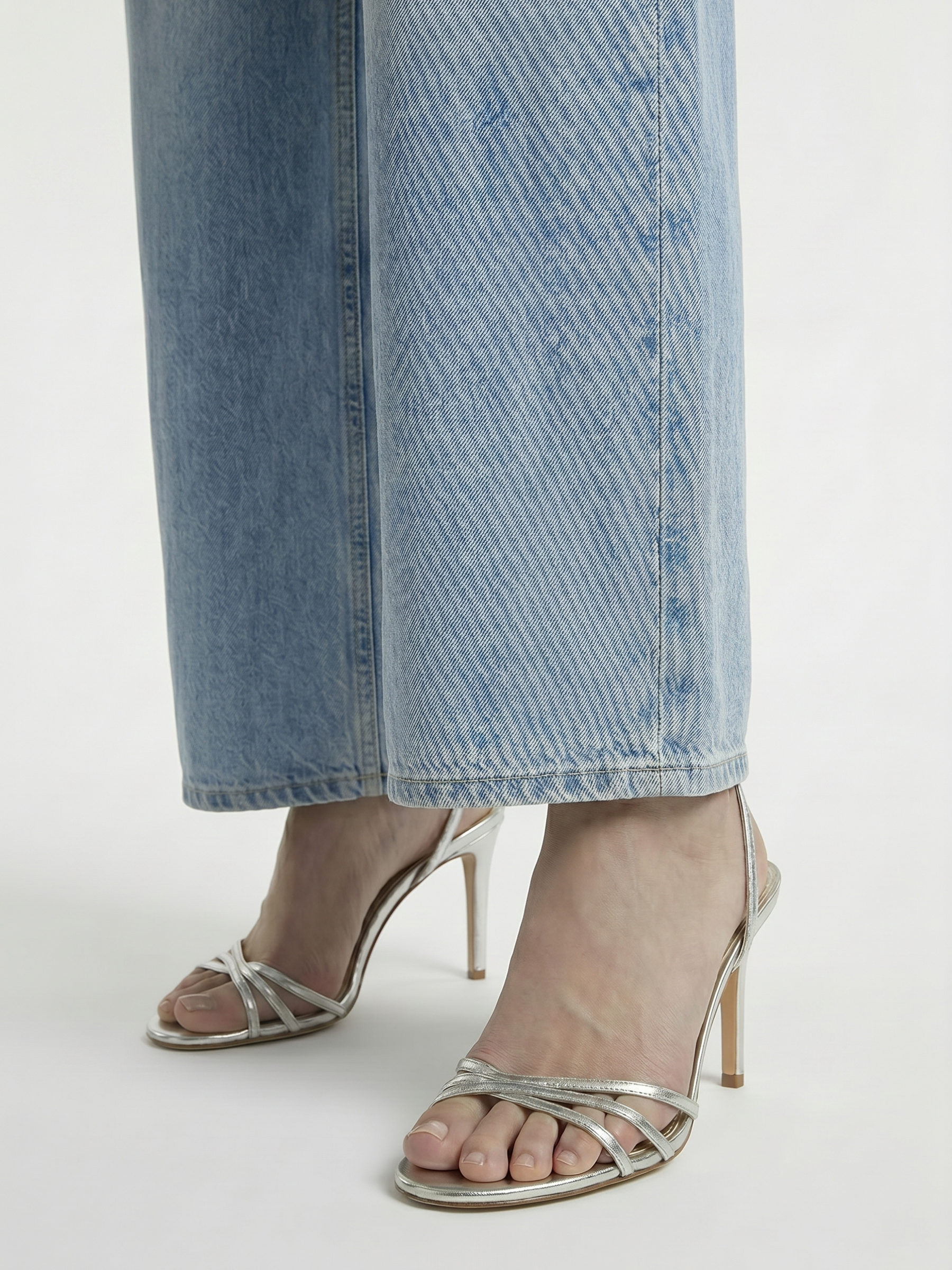 Zara™ Jean Wide Leg Tiro Alto