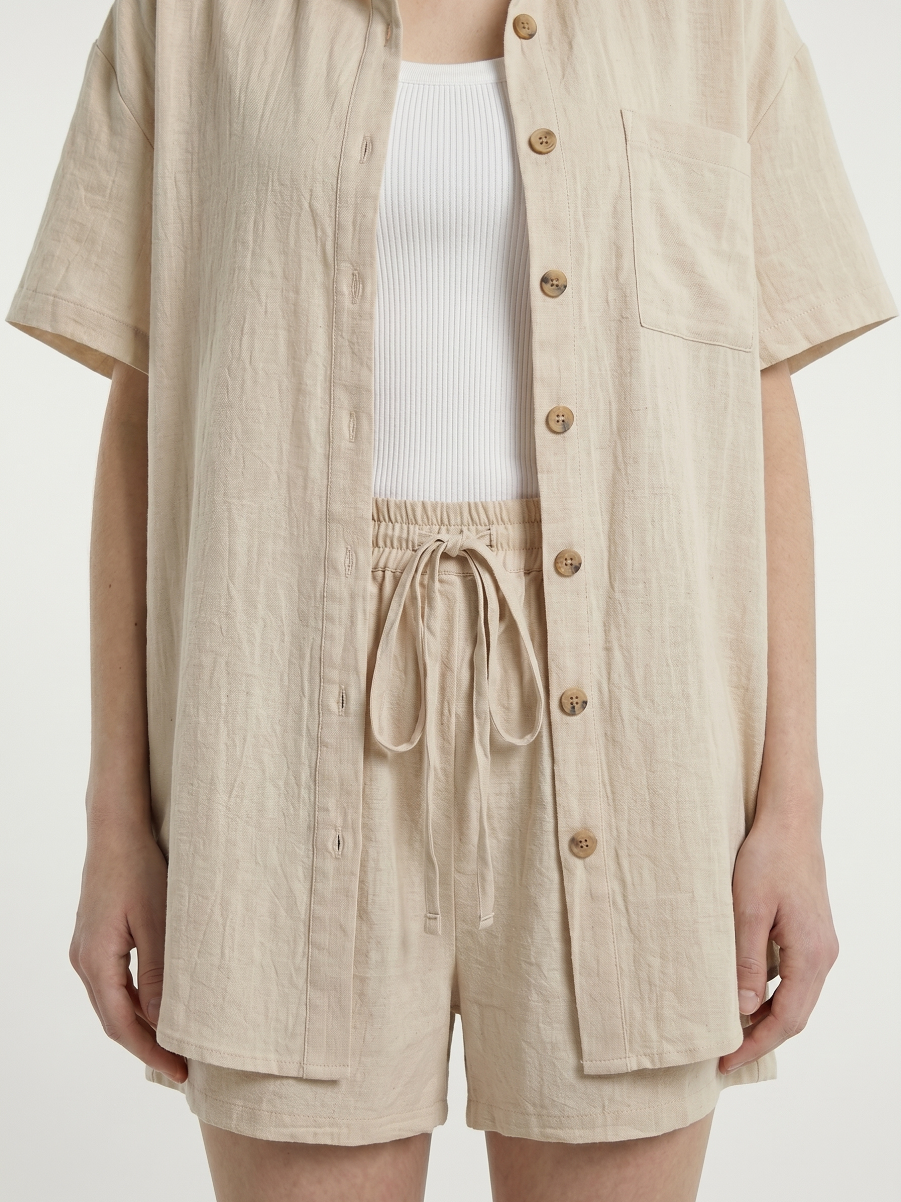 Sofía™ Conjunto Lino Beige