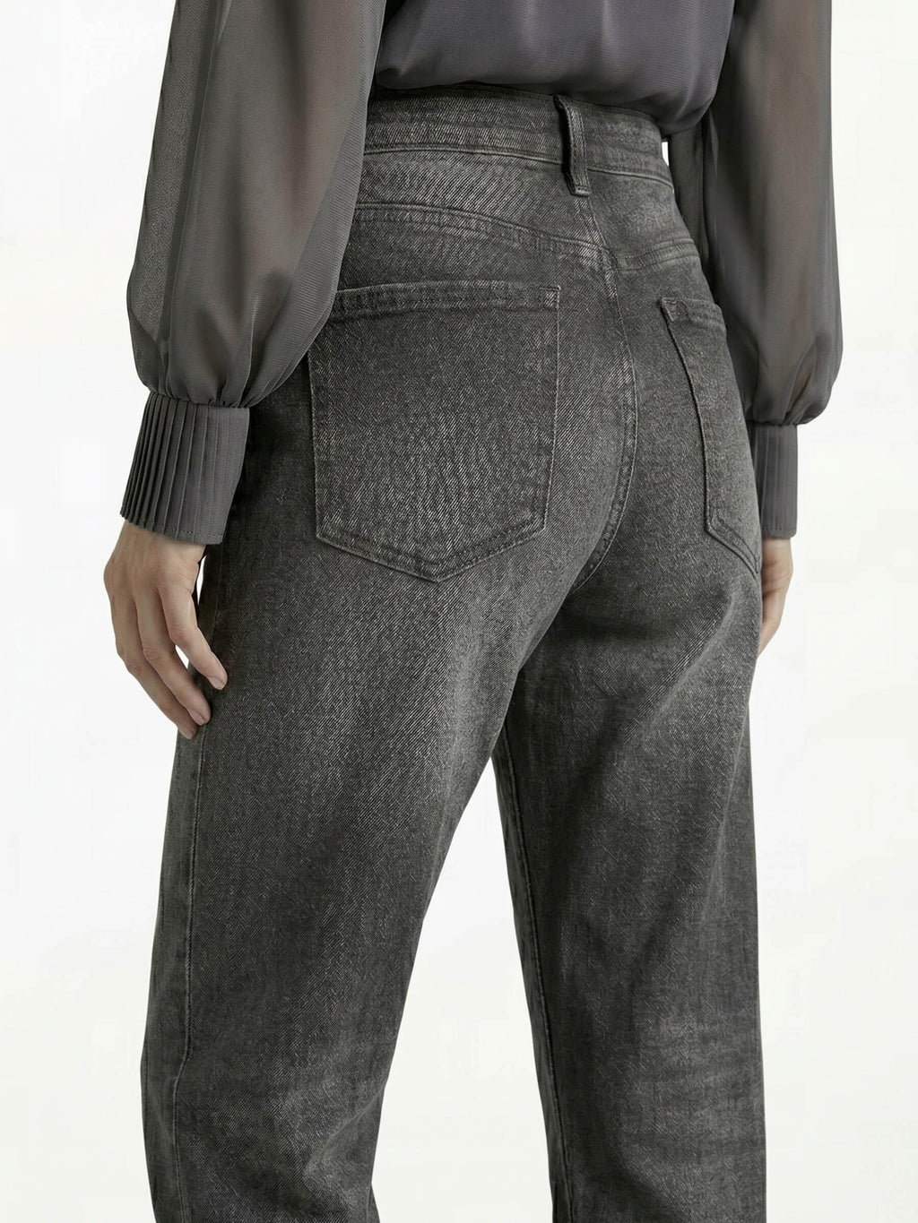 Nasley™ Jean Carbón Wide Leg