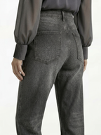 Nasley™ Jean Carbón Wide Leg
