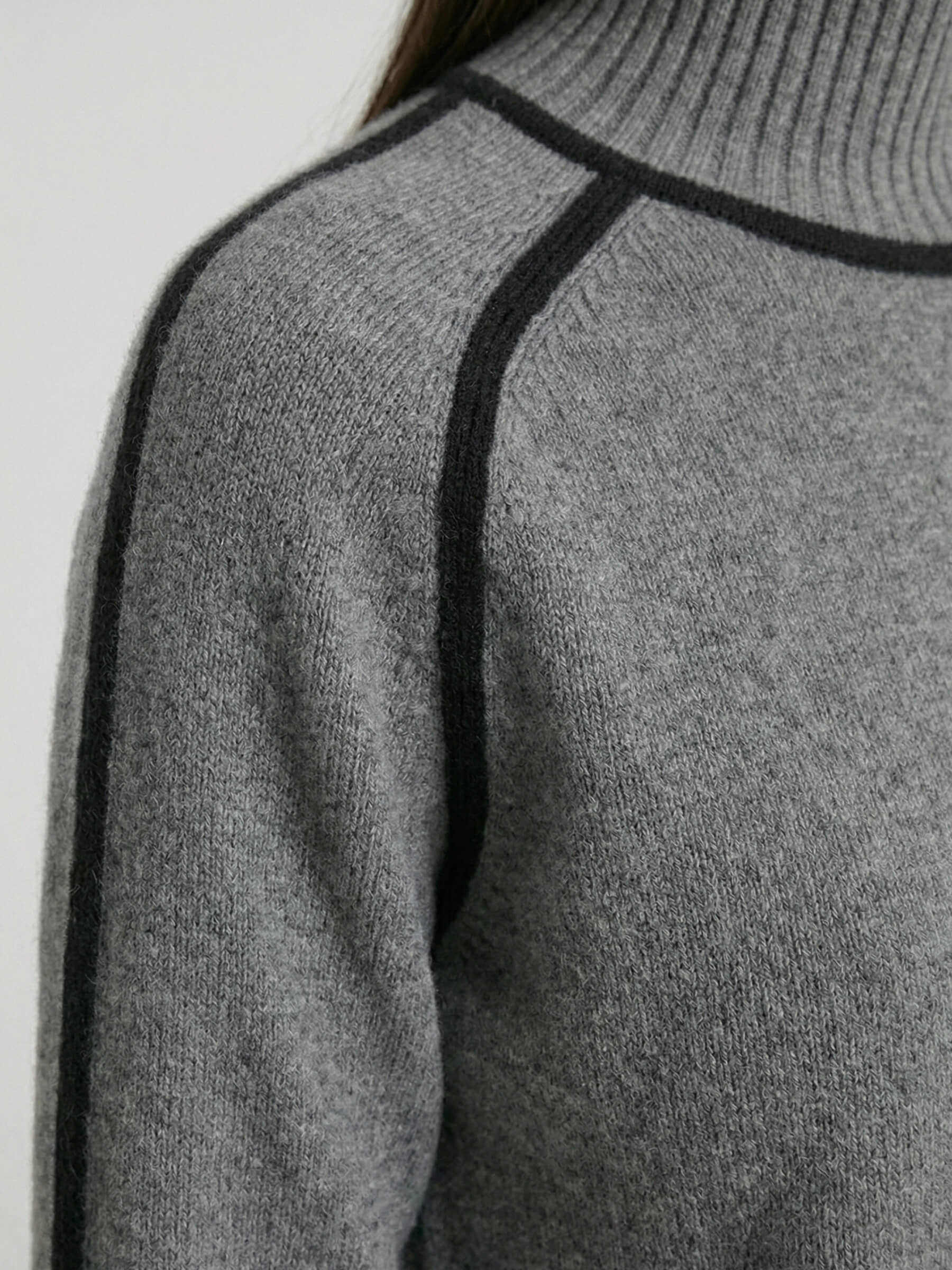 Malia™ - Couture Suéter de Cuello Alto