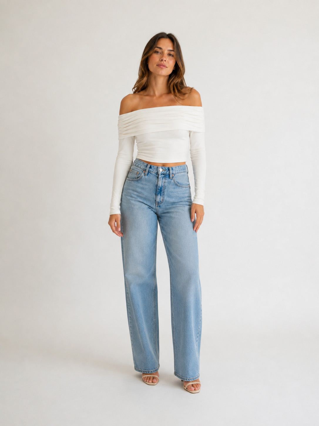 Blanche™ | Top Off-Shoulder Drapeado