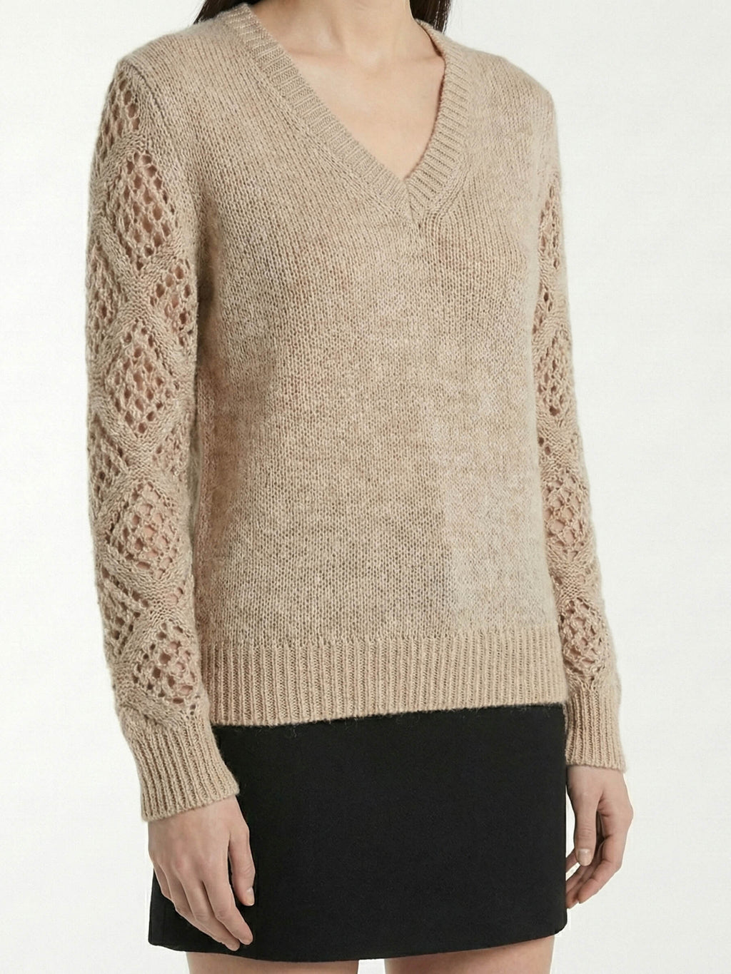 Rosa™ | Jersey de punto con cuello en V