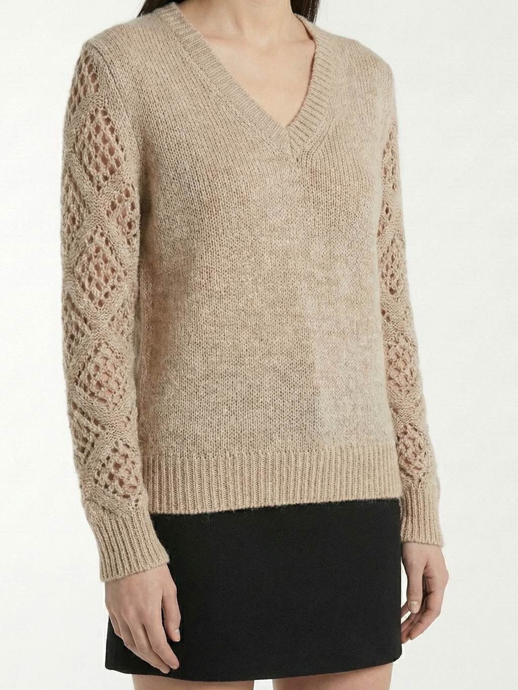 Rosa™ | Jersey de punto con cuello en V