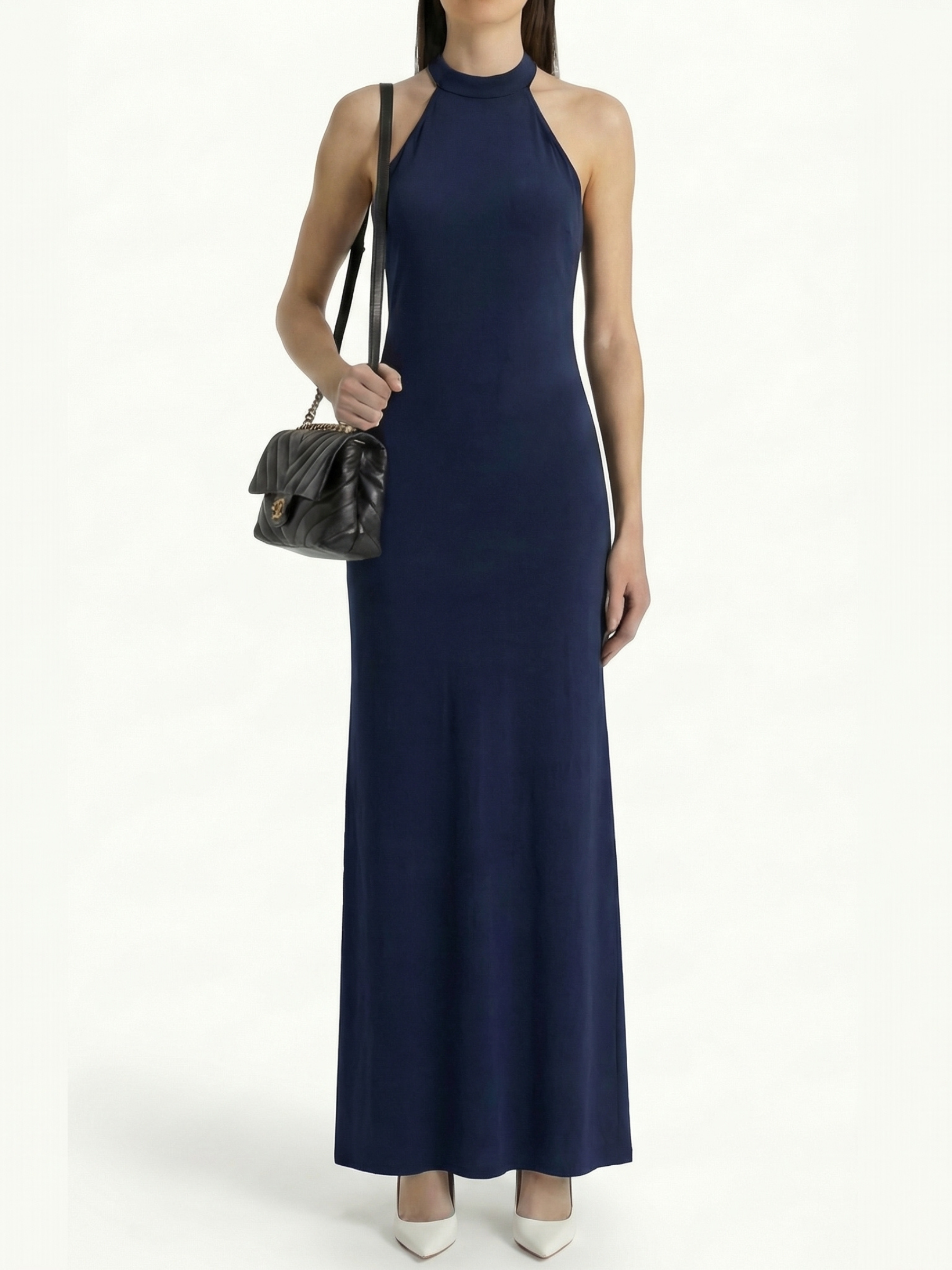Lagune™ - Slinky Halter Maxi Kleid