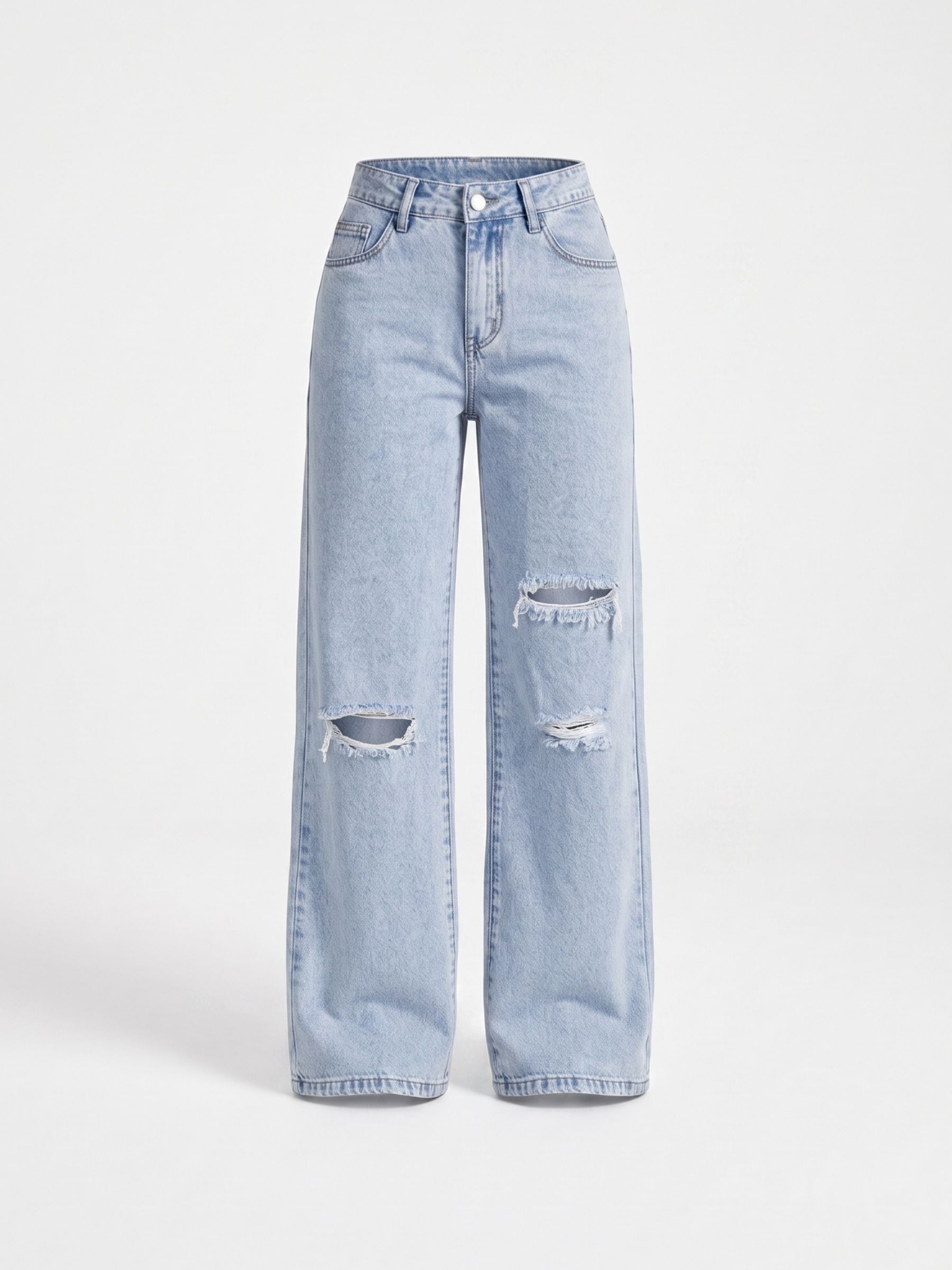 Mila Jean Wide Leg Azul claro zvcolor:azul-claro