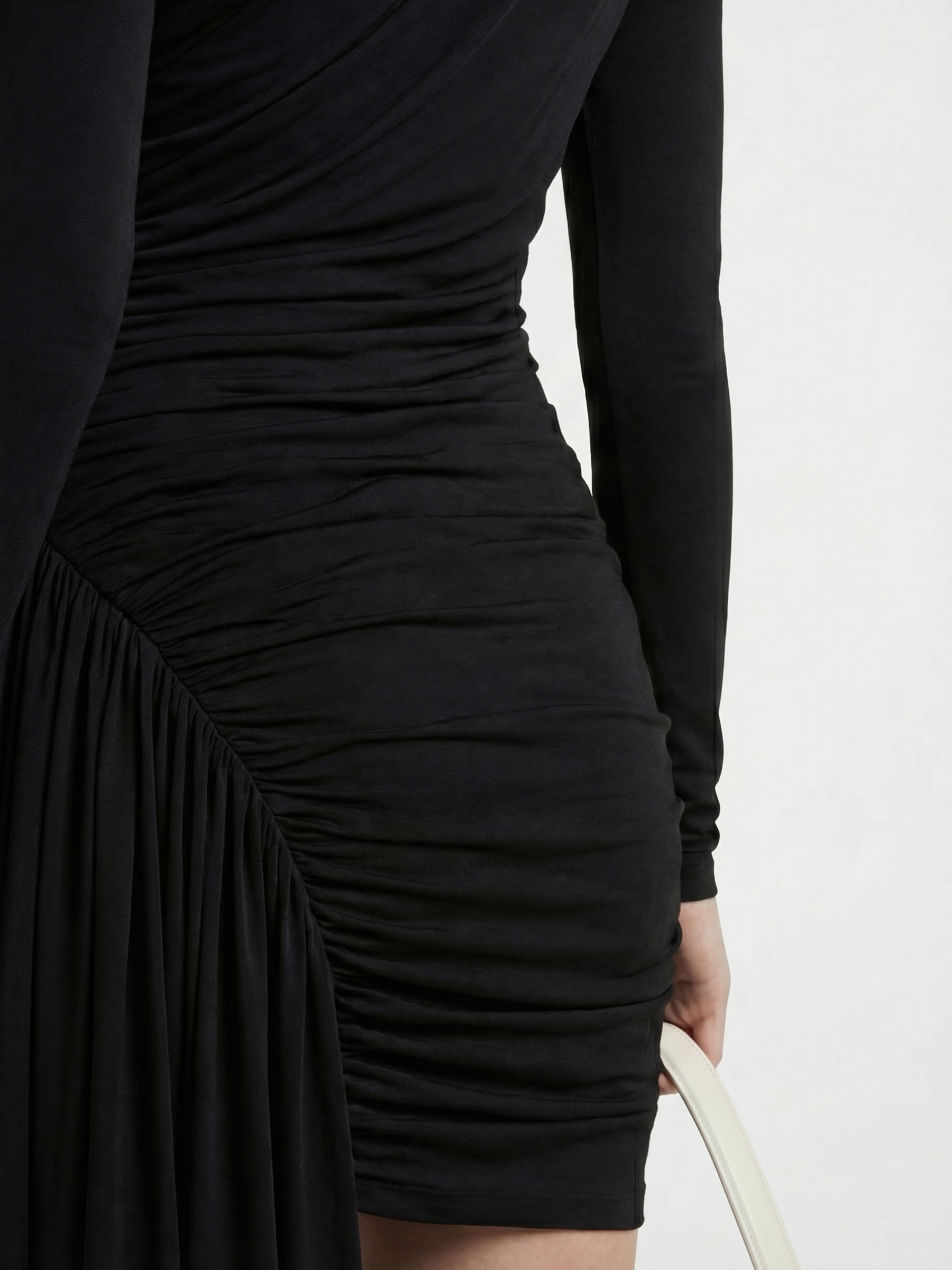 Dalia™ | Vestido drapeado con caída lateral