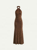 Lagune™ - Slinky Halter Maxi Kleid