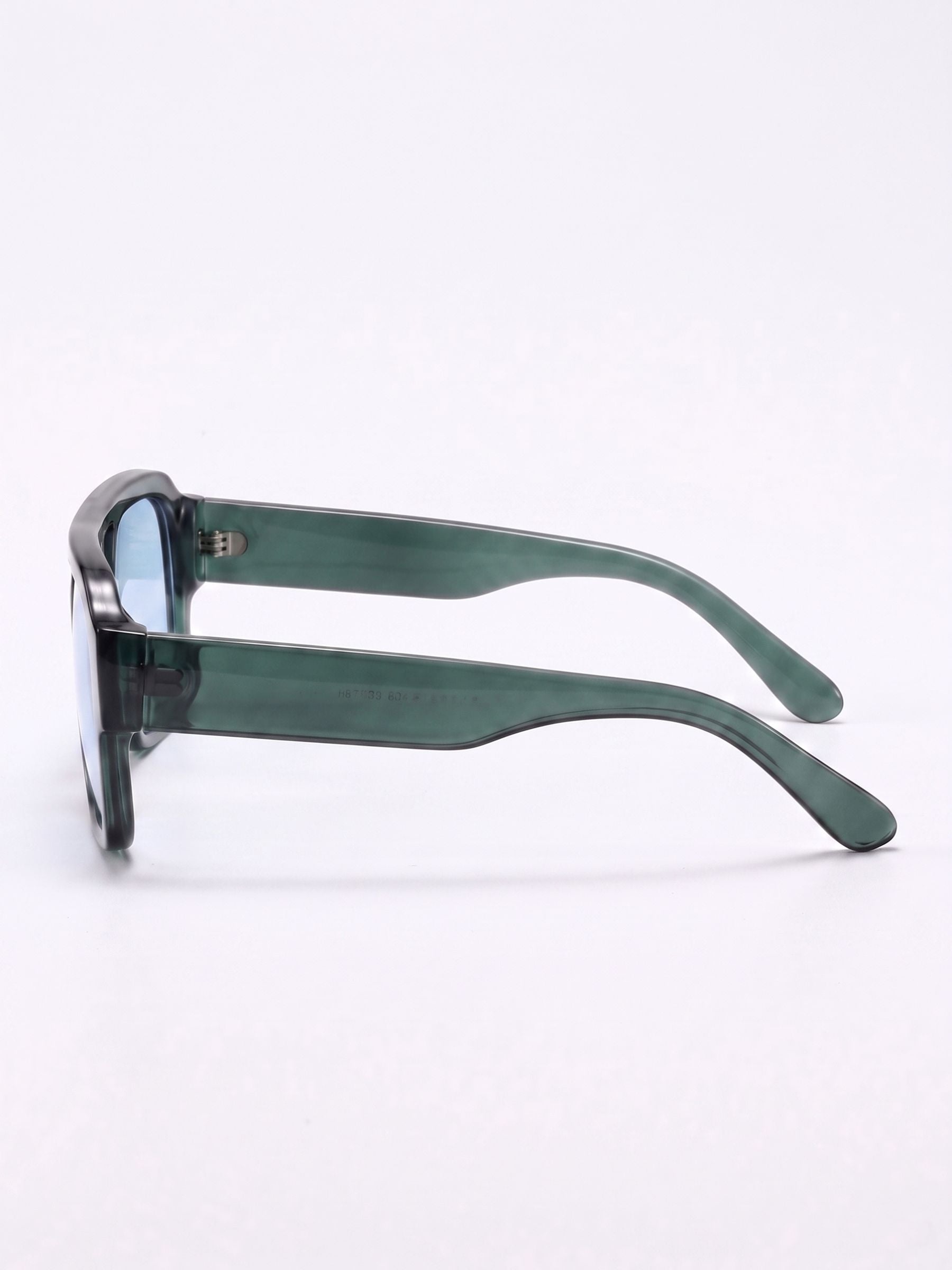 Blanca™ | Gafas de Sol Aviador Verde Botella