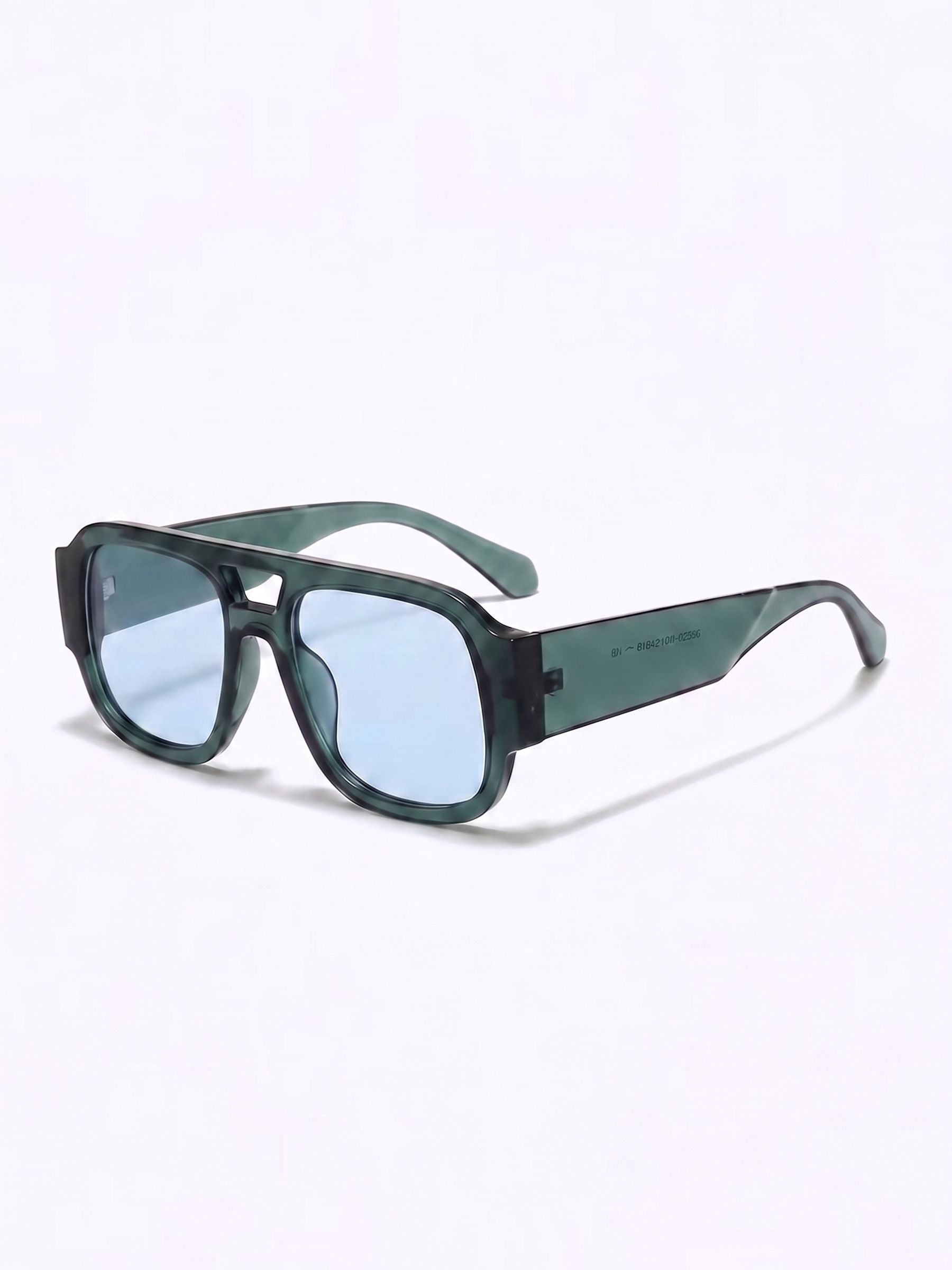 Blanca™ | Gafas de Sol Aviador Verde Botella