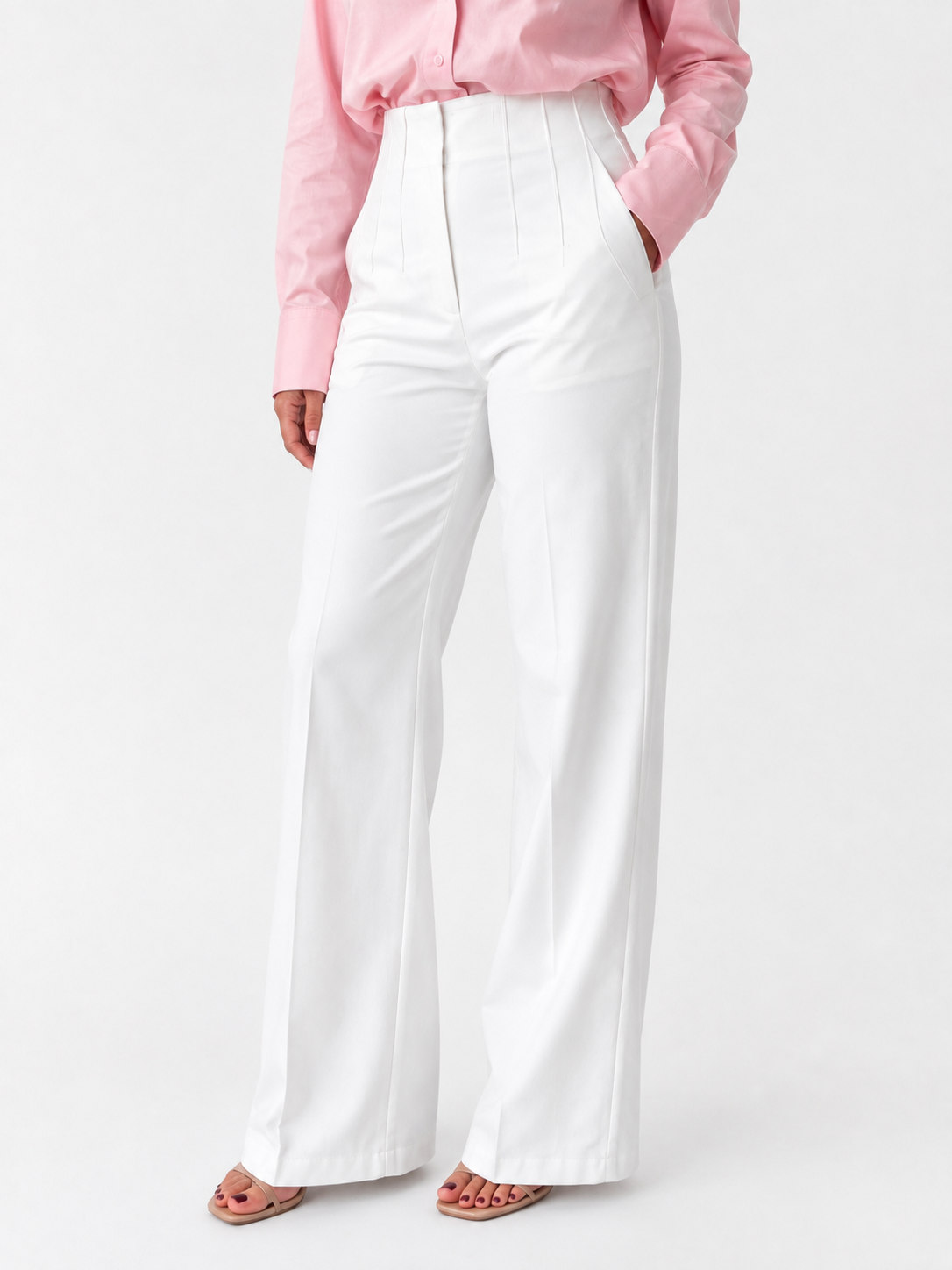 Renata Pantalón Corsetero Blanco zvcolor:blanco