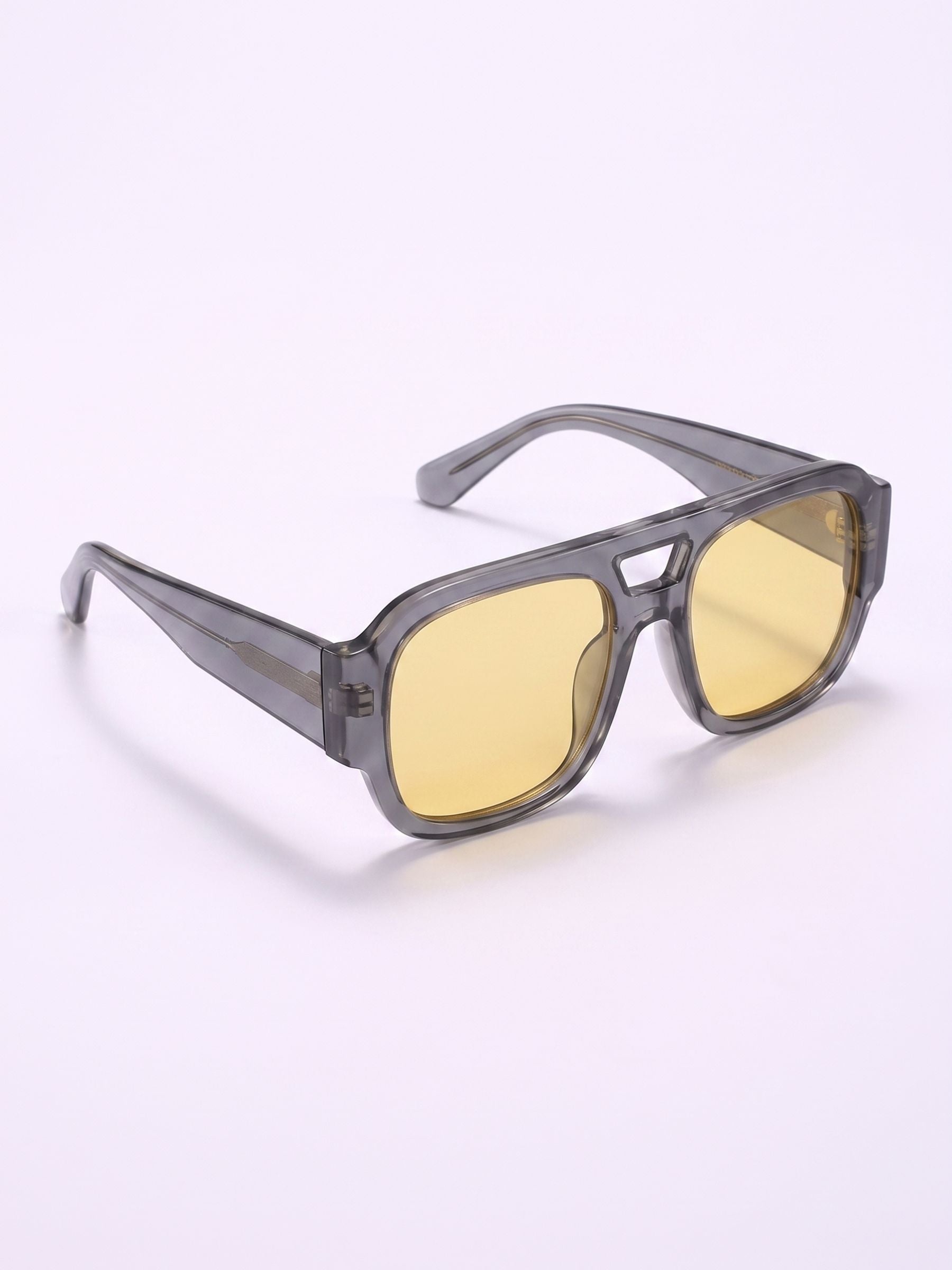 Solenne™ | Gafas de Sol Aviador Gris Humo