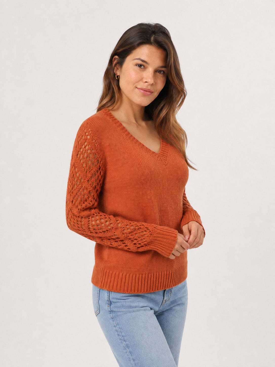 Rosa Jersey Naranja zvcolor:naranja