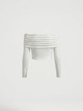 Blanche™ | Top Off-Shoulder Drapeado