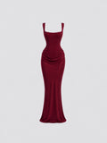 Scarlett™ | Vestido Maxi Satinado