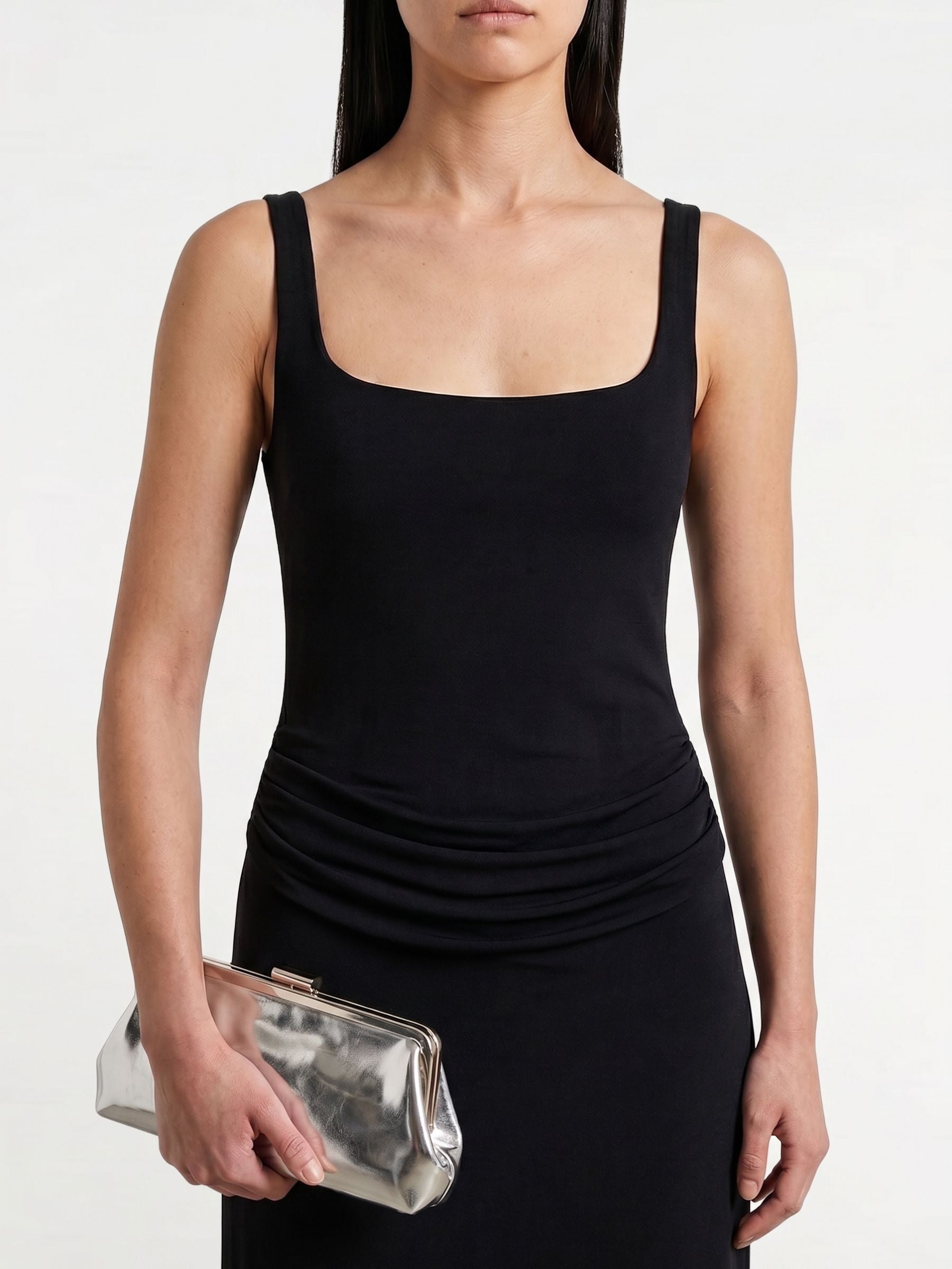 LEONOR Vestido maxi Negro zvcolor:negro