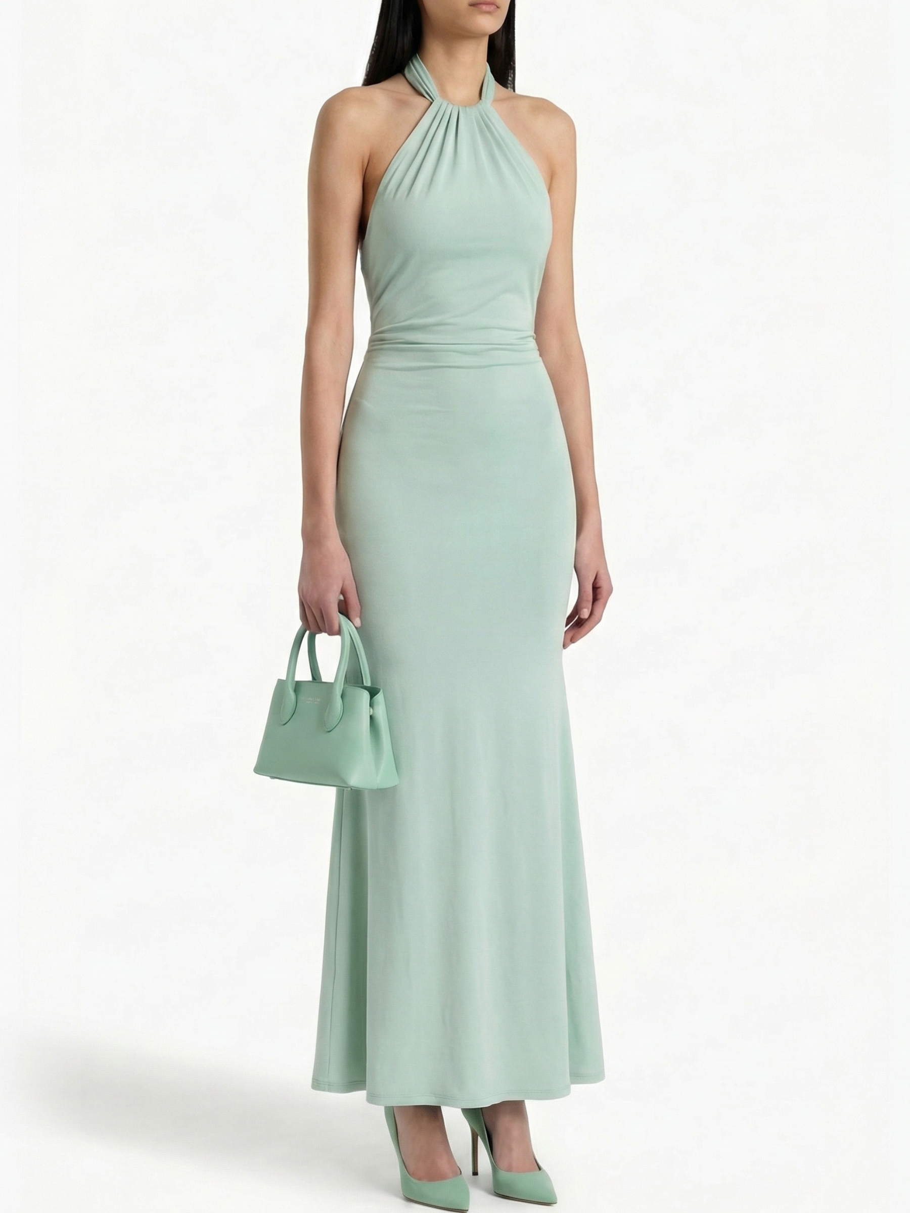 Lagune™ - Slinky Halter Maxi Kleid